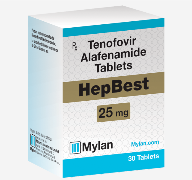 HepBest - Tenofovir alafenamide 25 mg